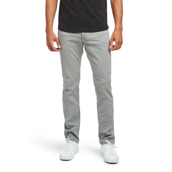 $139 NEW Mott & Bow Mercer Slim Lt Gray Soft Twill 31x32 AG Tellis Mugsy Stretch - Picture 1 of 8